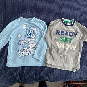 Cat and Jack Boys Long Sleeve Tees